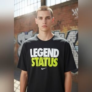 Nike Men's Size Large Legend Status Drifit Athletic Shirt